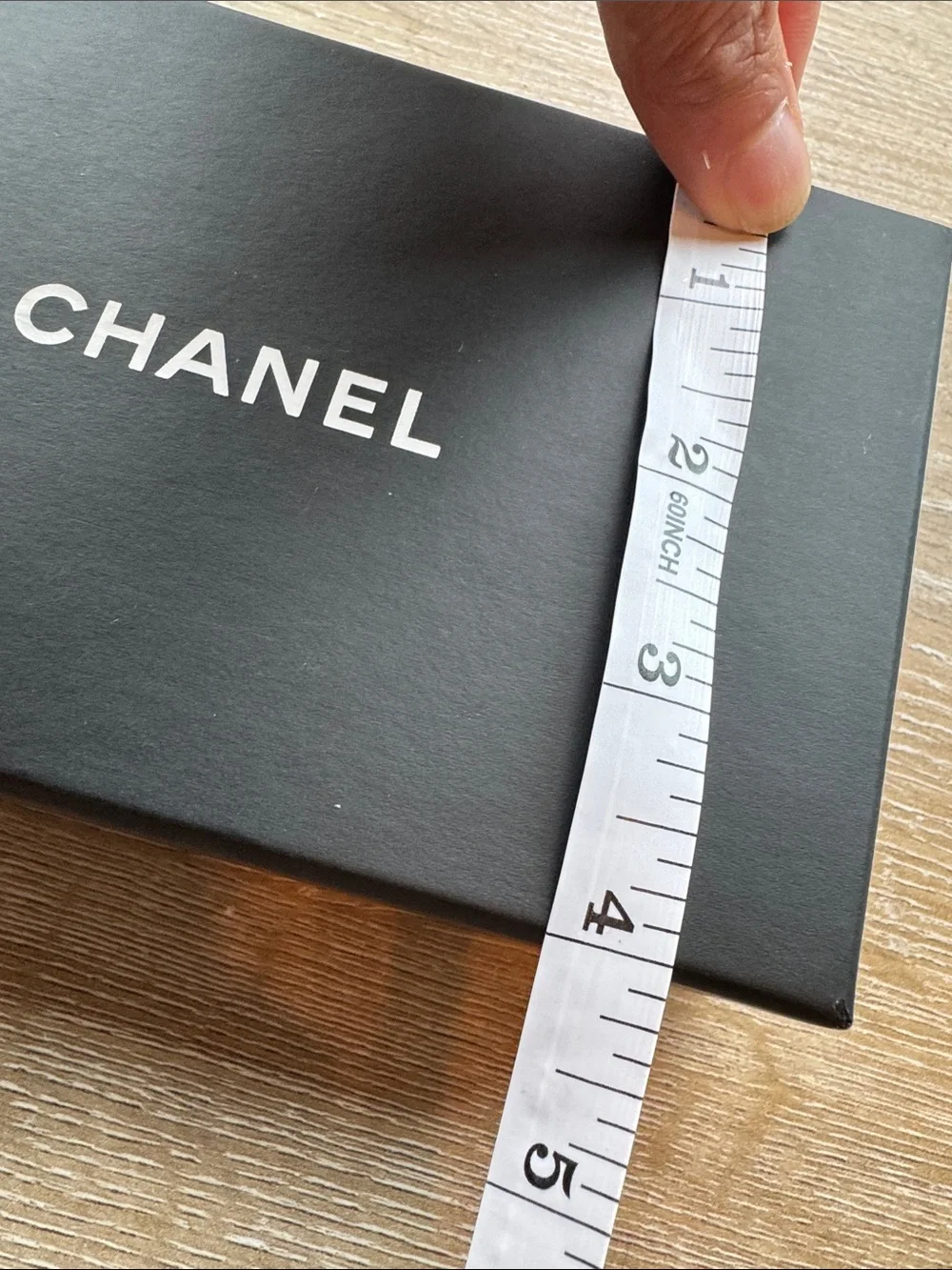 CHANEL Black and White small wallet Box with Dust Bag and Cards
